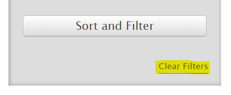 Clear Filters 按钮